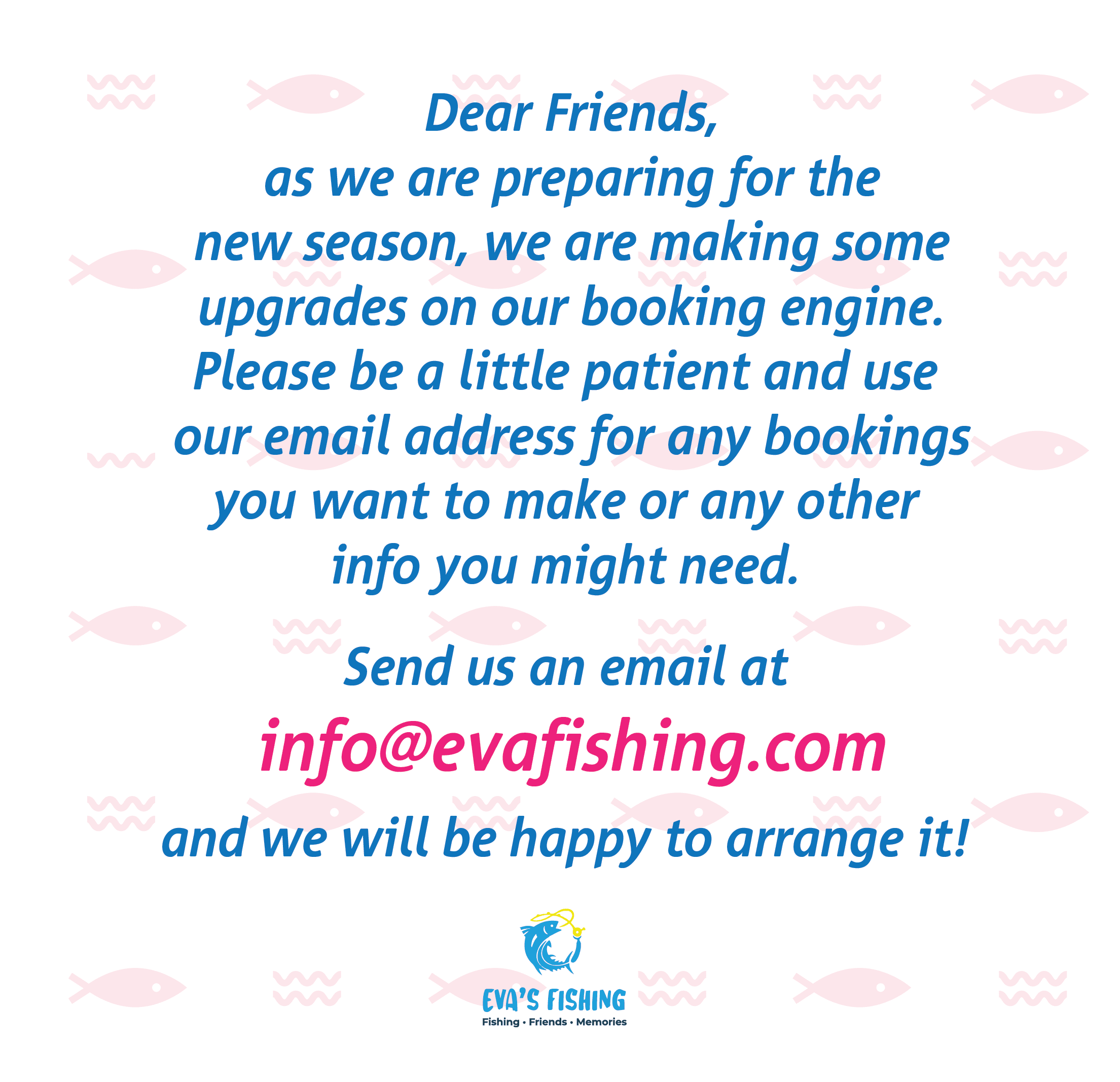 Eva Fishing Trips popup